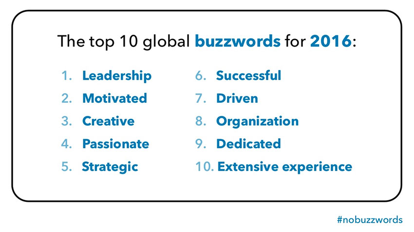 Top buzzwords to remove from your resume