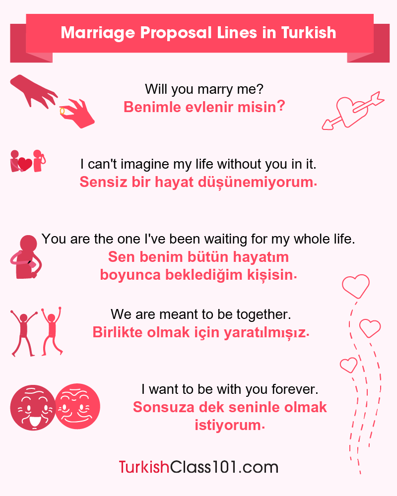 Turkish Marriage Proposal Lines