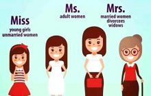 خانم به انگلیسی در حالت های مختلف: تفاوت Ms، Miss و Mrs